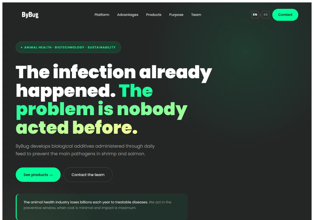 Sitio web de ByBug